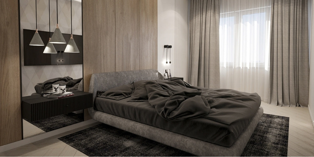 chambre avec applique murale tendance