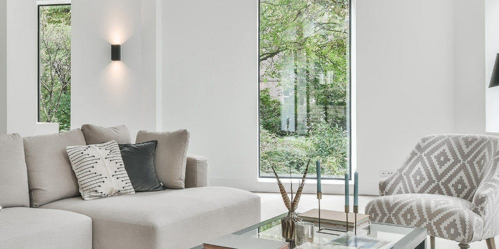 salon avec applique murale design