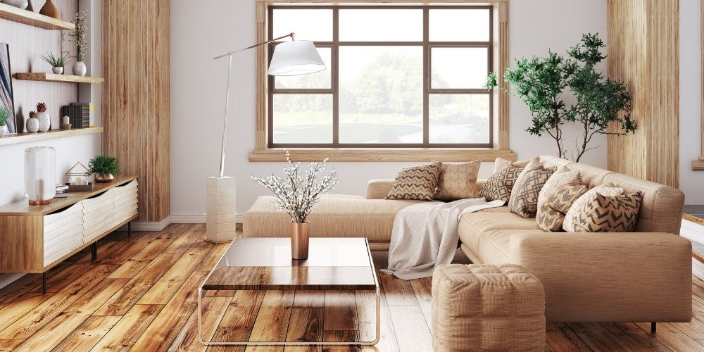 salon contemporain lumineux