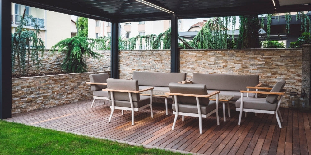 terrasse bois moderne extérieur