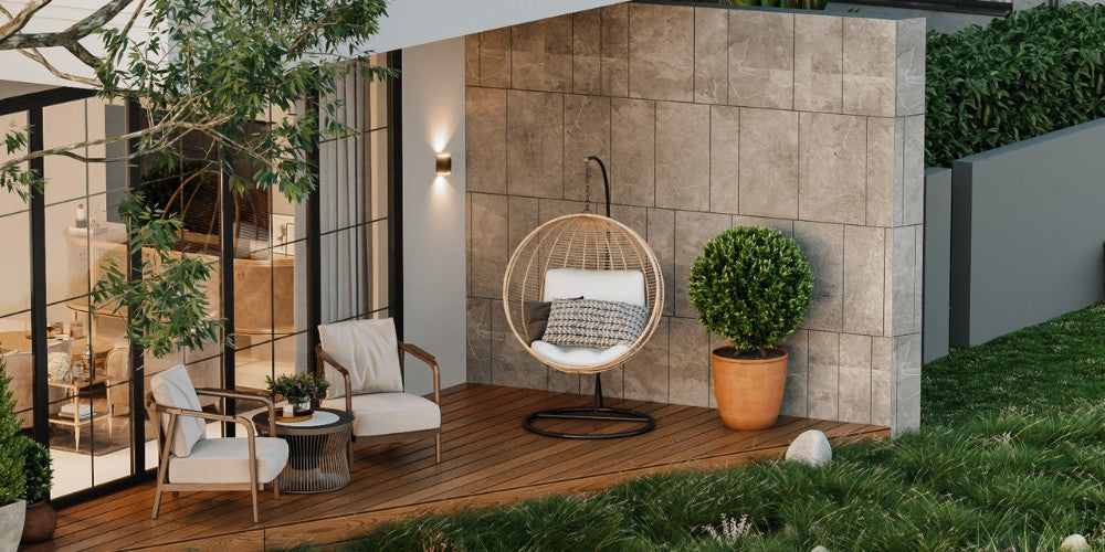 terrasse extérieure moderne