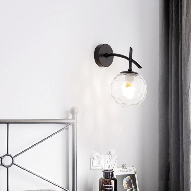 applique murale acier noir 1