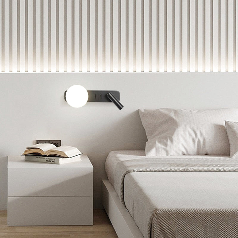 applique murale avec liseuse pour chambre