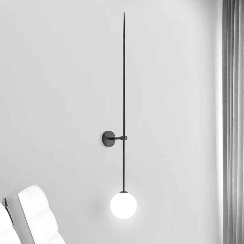 applique murale baroque noir