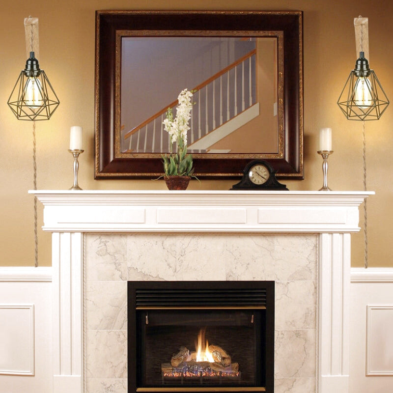 applique murale bois avec prise 2