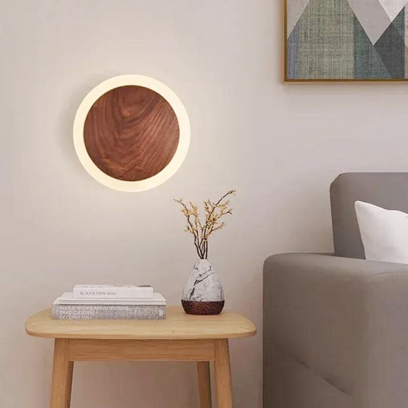 applique murale bois brut 1