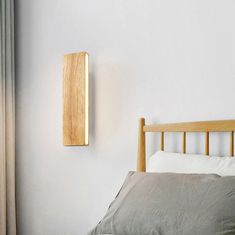 applique murale bois clair