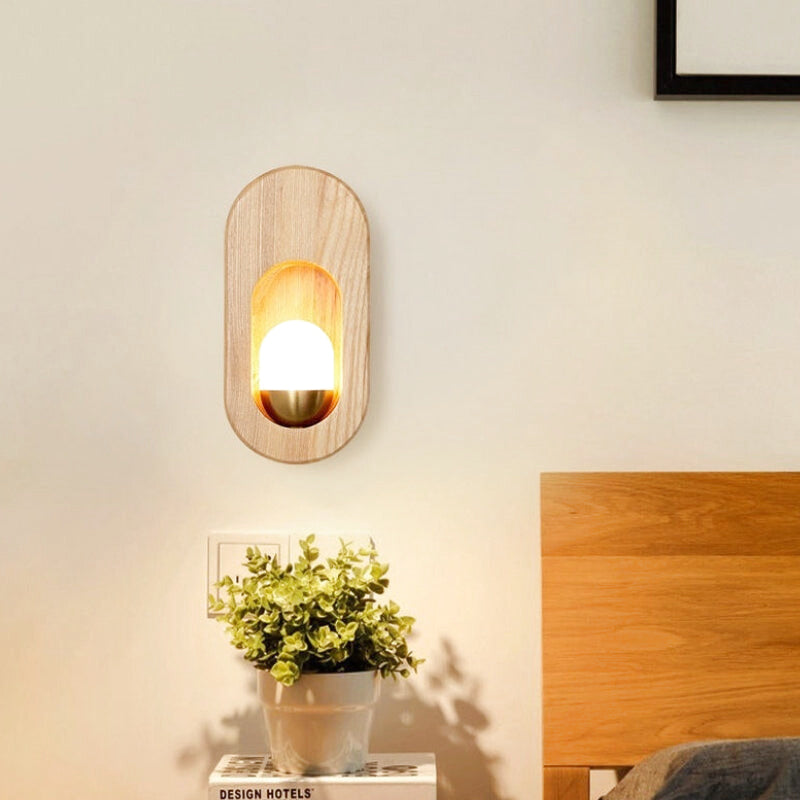 applique murale bois et acier 2