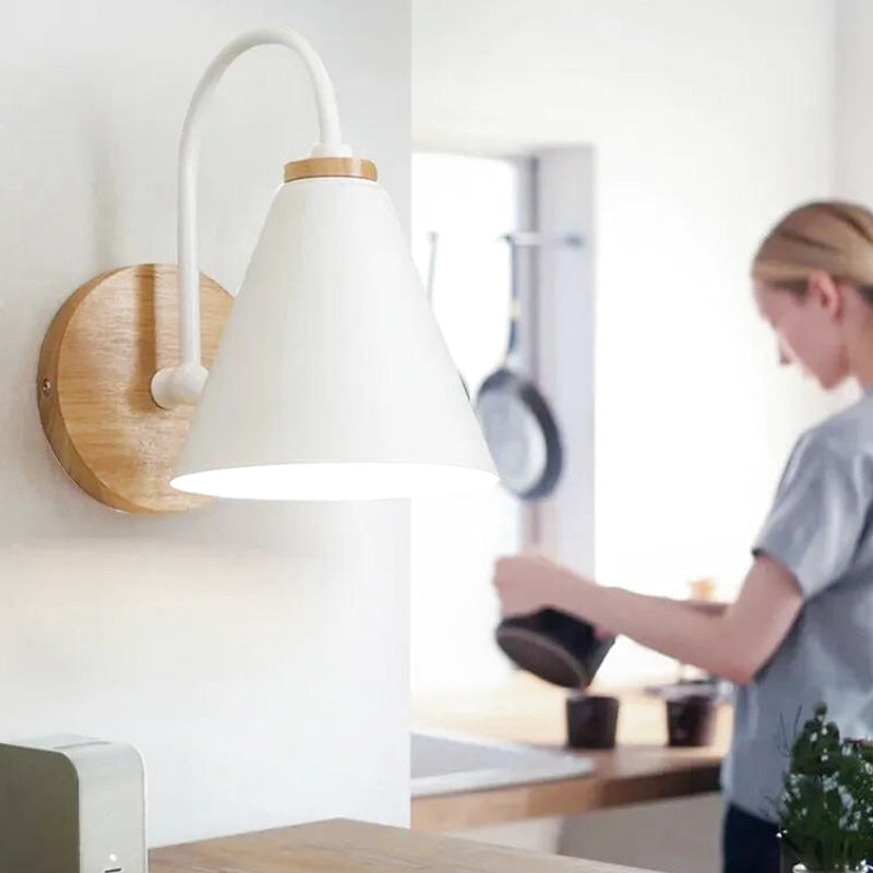 applique murale bois métal 1