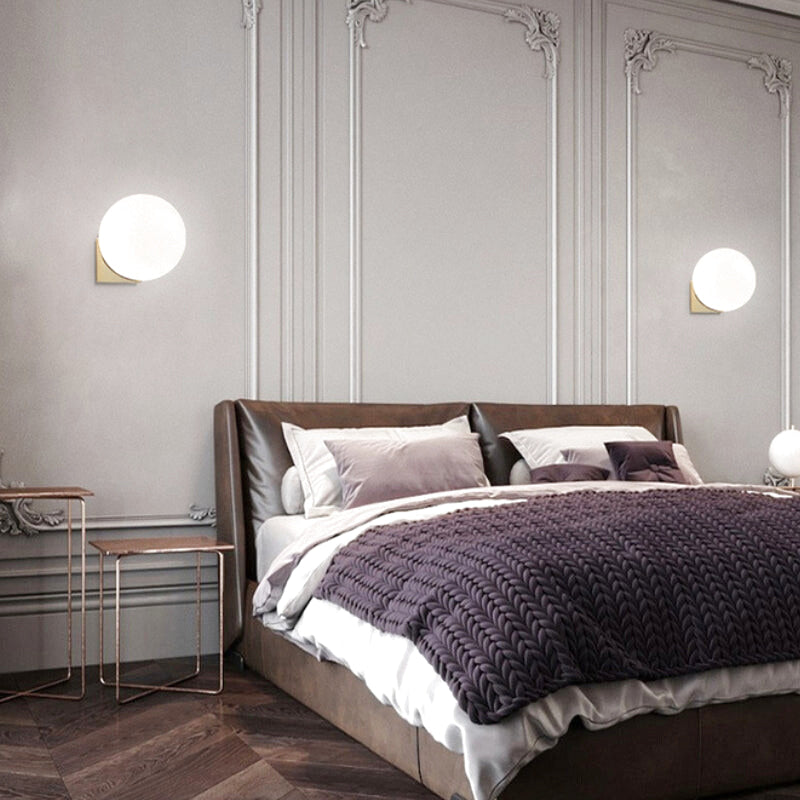 applique murale boule salle de bain 1