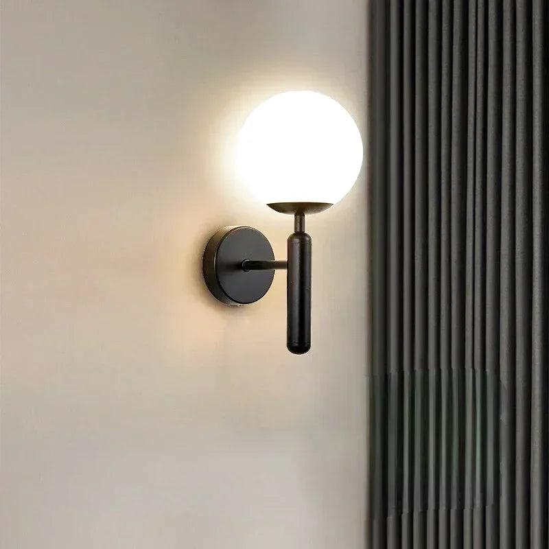 applique murale chambre noir 3