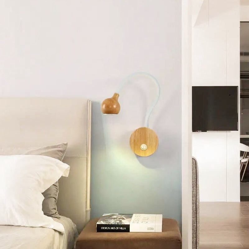 applique murale déportée bois 1