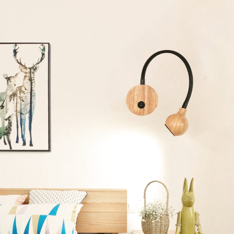 applique murale déportée bois 3