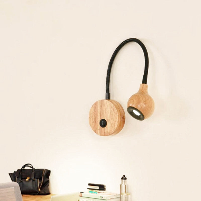 applique murale déportée bois 4