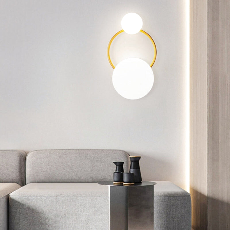 applique murale design blanc