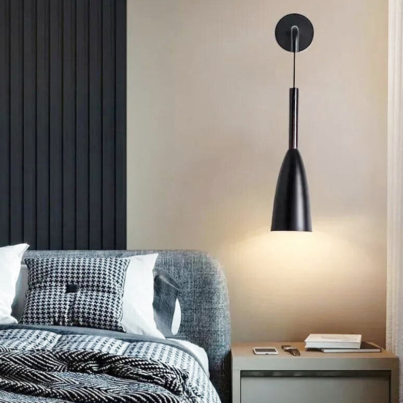 applique murale design métal noir 1