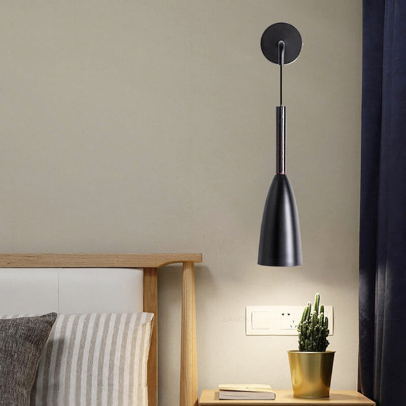 applique murale design métal noir 2