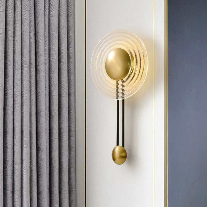 applique murale dorée design 1