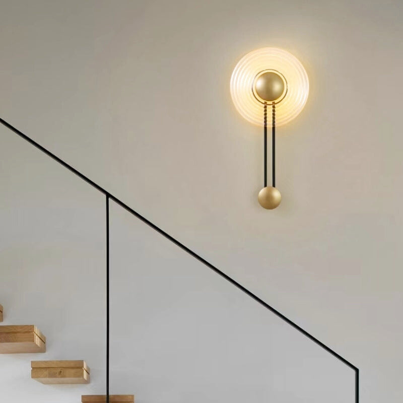 applique murale dorée design 2