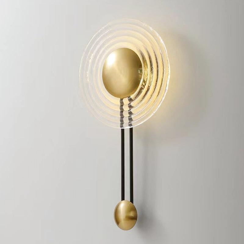 applique murale dorée design 3