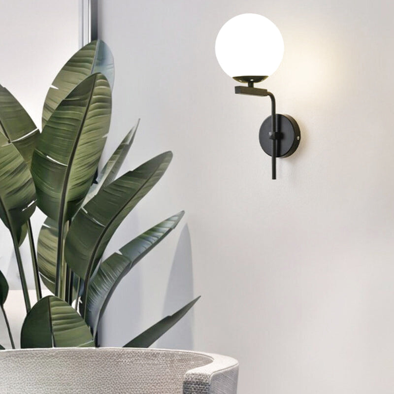 applique murale en fer forgé noir 1