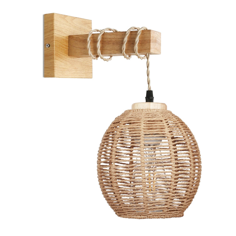 applique murale en rotin 3