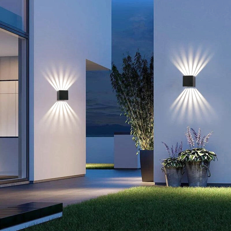 applique murale extérieur cube 2