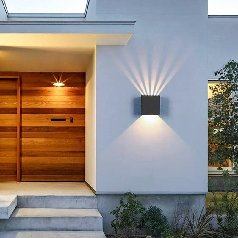 applique murale extérieur cube 3