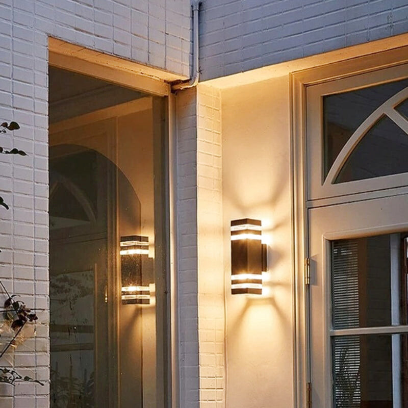 applique murale extérieur double éclairage 1