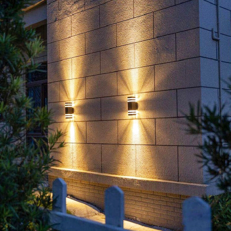 applique murale extérieur double éclairage 2