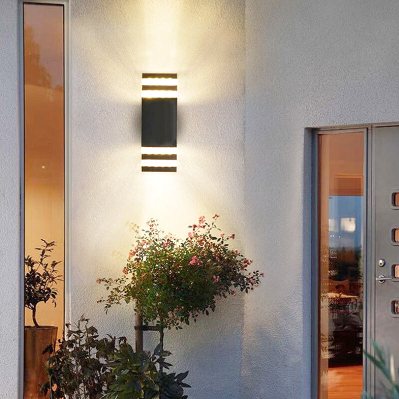 Applique Murale Extérieur Double Éclairage