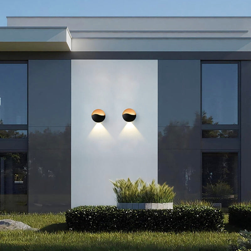 applique murale extérieur ronde 2