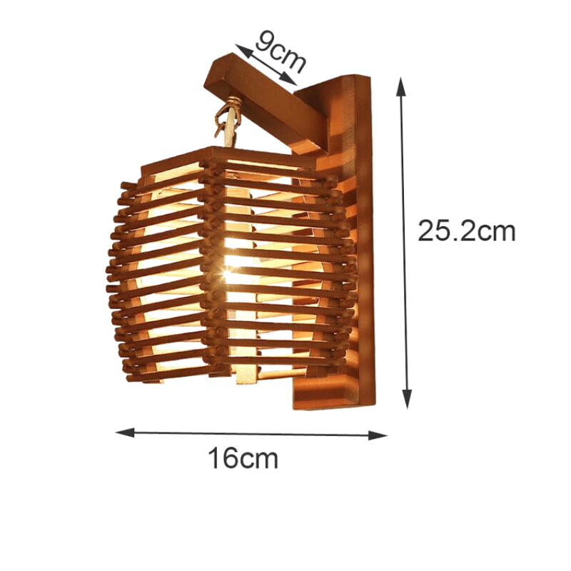 applique murale extérieur rotin 4