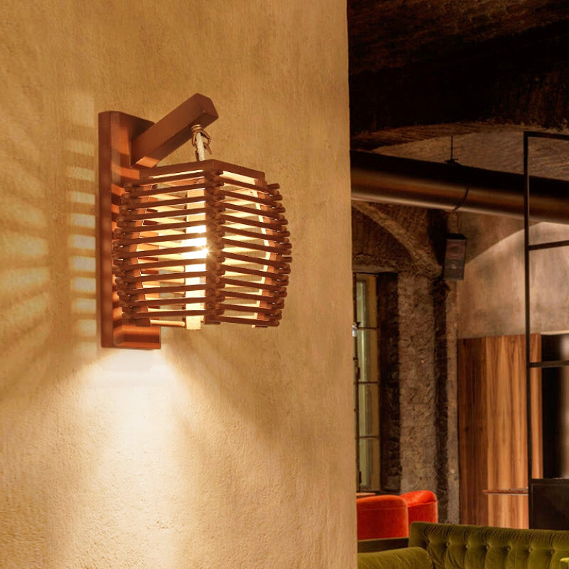 applique murale extérieur rotin