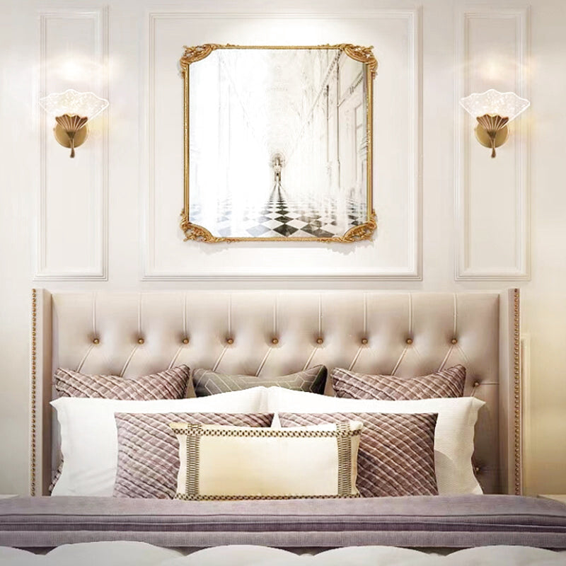 applique murale feuille dorée 3