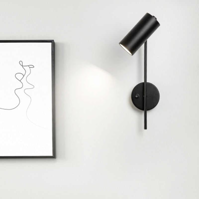 applique murale industrielle avec interrupteur