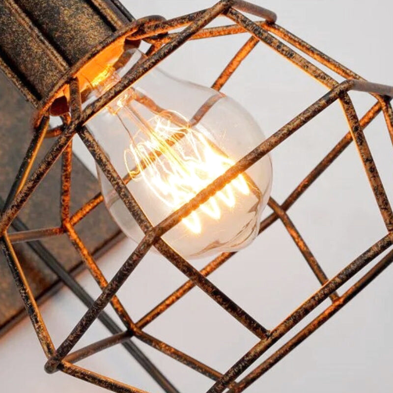 applique murale industrielle poulie 4