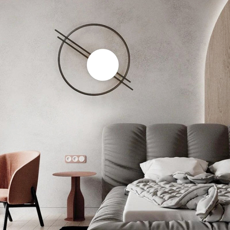 applique murale intérieur metal noir 6