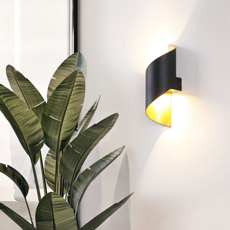 applique murale led noir