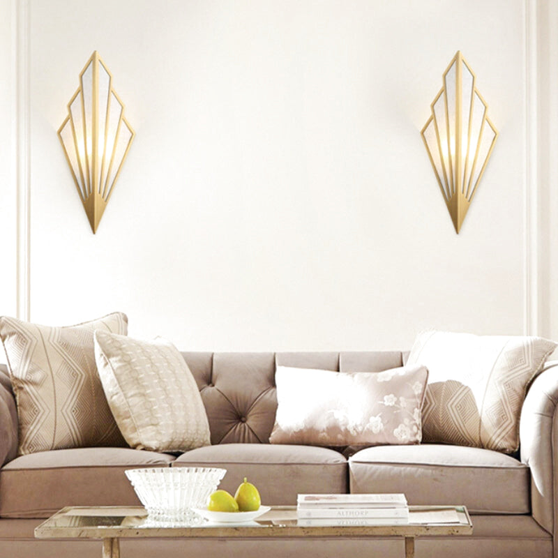 applique murale métal Doré 1