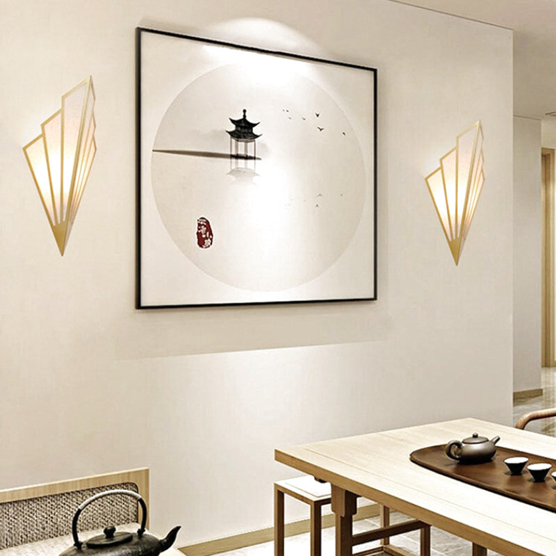 applique murale métal Doré 3