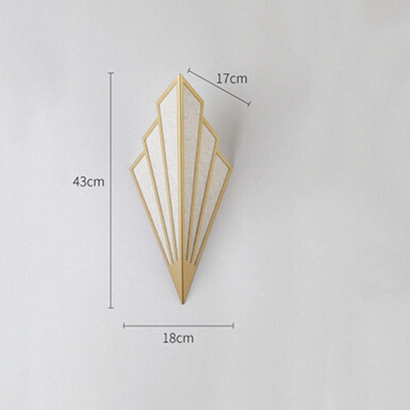 applique murale métal Doré 6