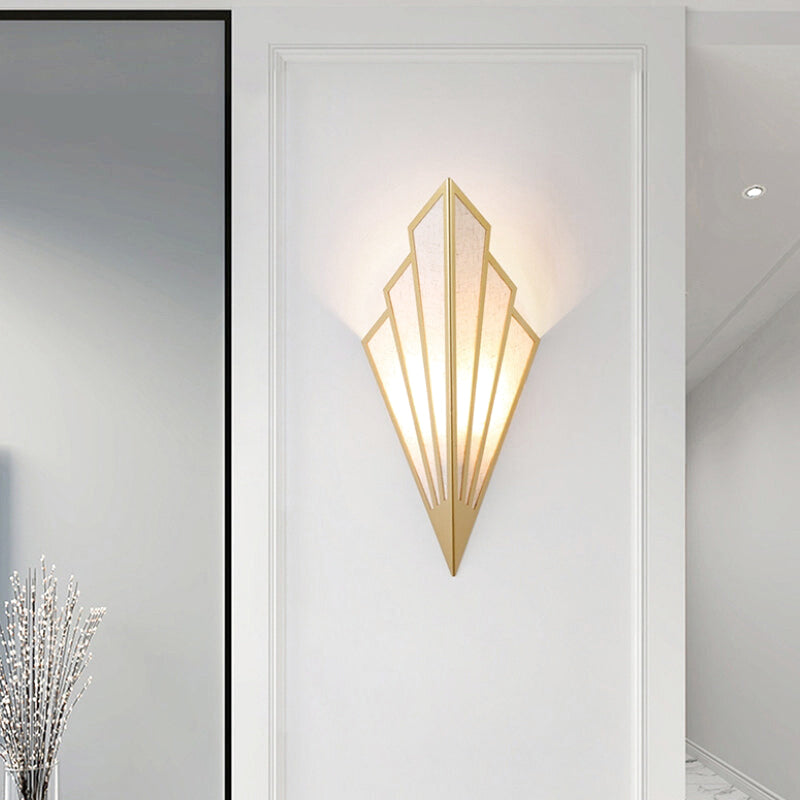 applique murale métal Doré