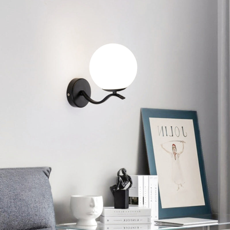 applique murale métal noir 1