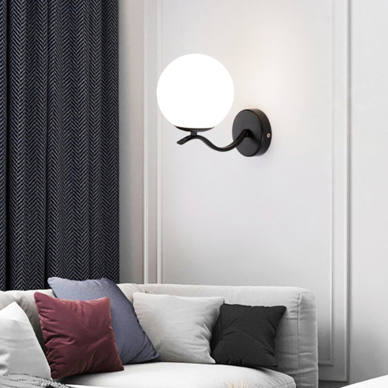 applique murale métal noir 2