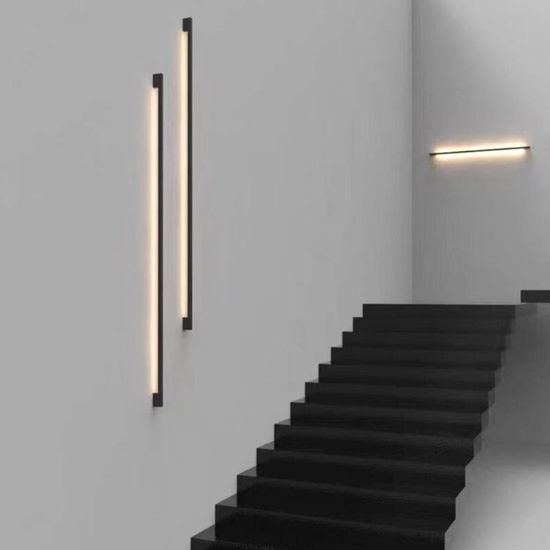 applique murale métallique noire 1