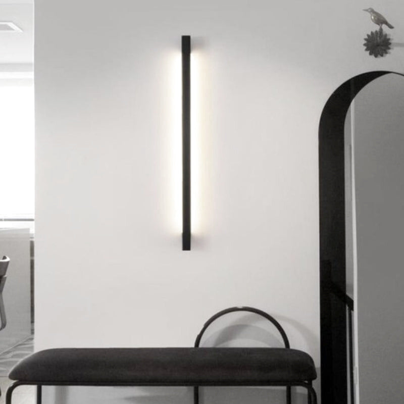 applique murale métallique noire 3