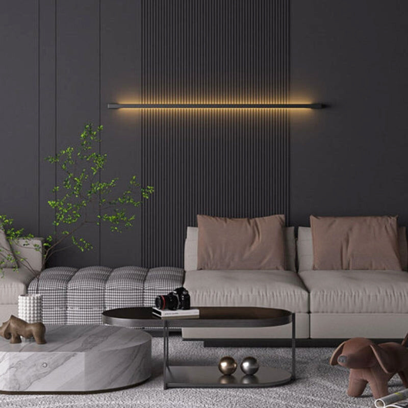 applique murale métallique noire 4