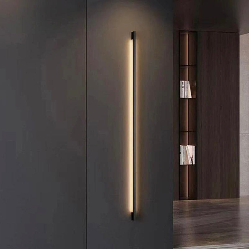 applique murale métallique noire