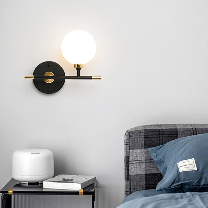 applique murale noir et or 2